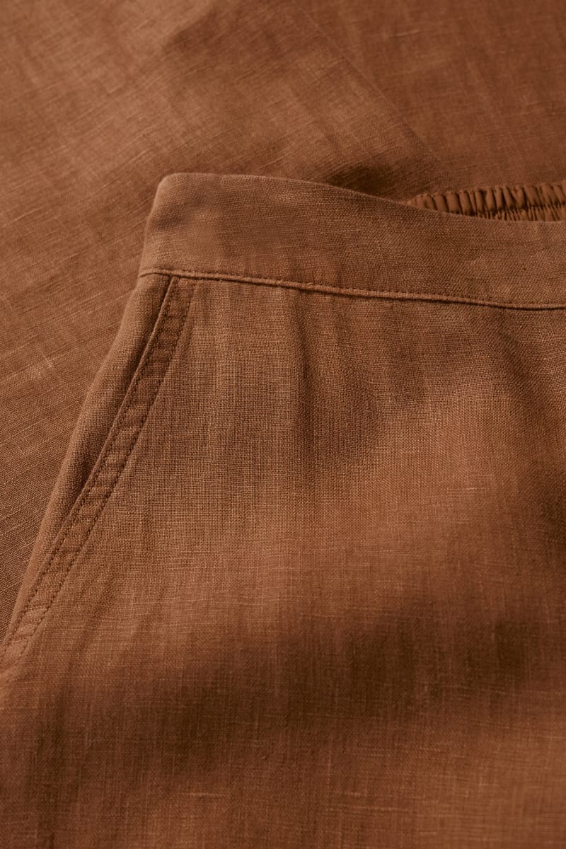 Merrivale Linen Culottes - Chutney