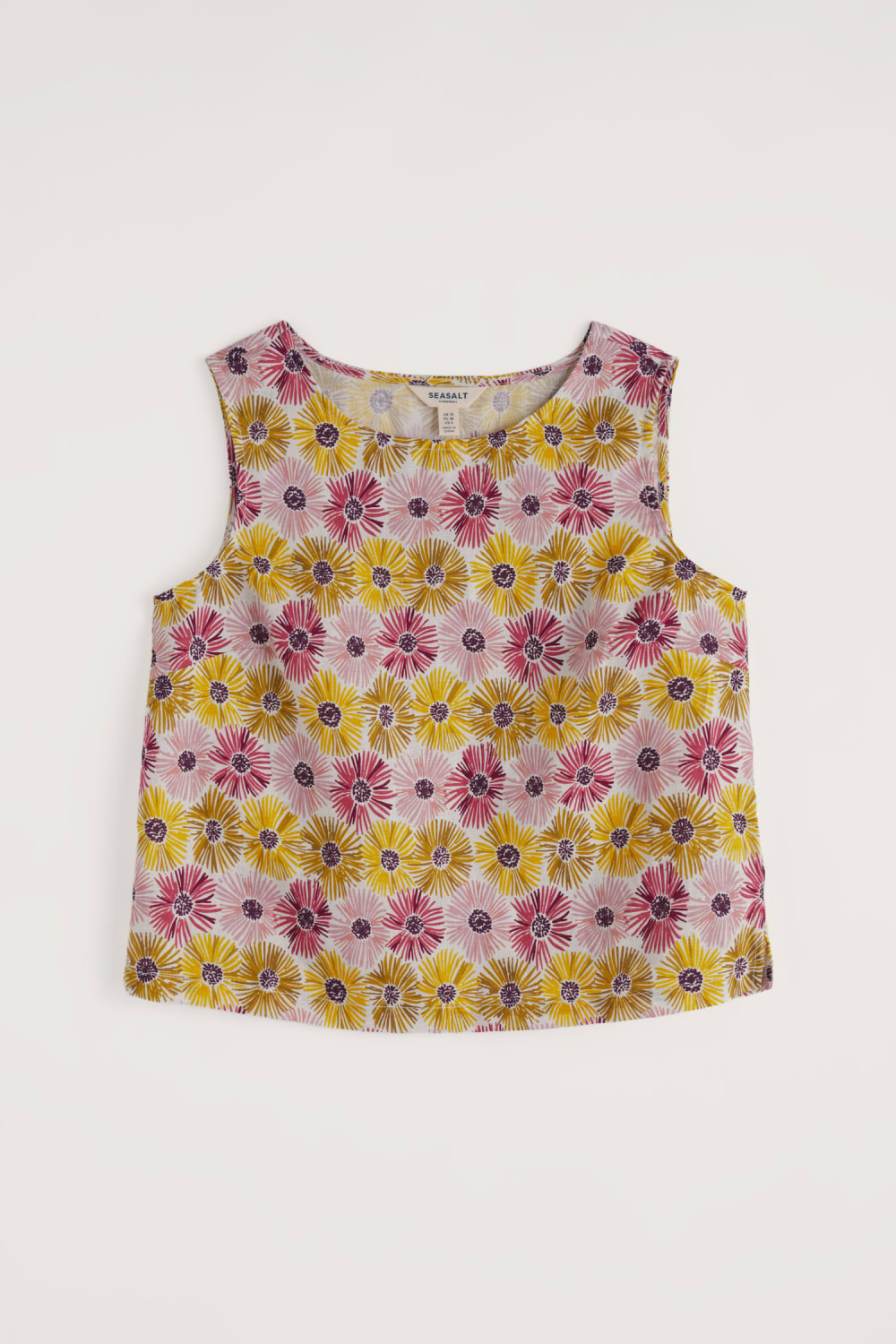 Seasalt Colour Study Top in Painted Asters Chalk