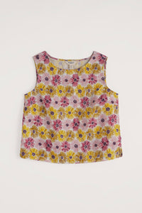 Seasalt Colour Study Top in Painted Asters Chalk