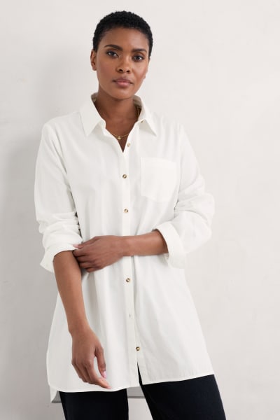 Seasalt Sea Path Shirt in Salt