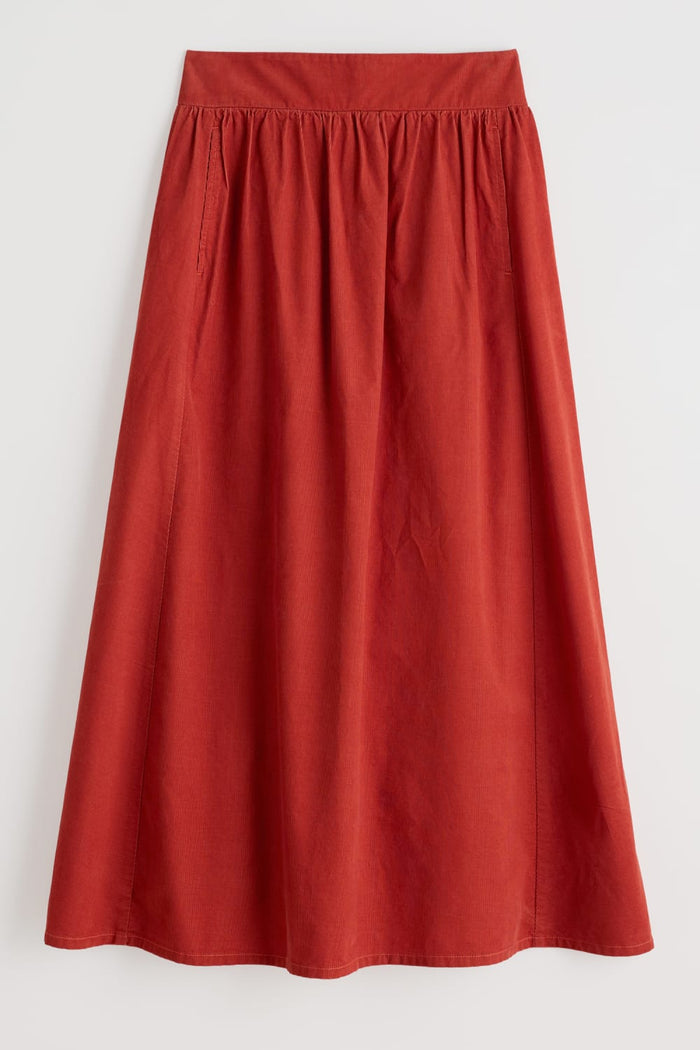 Seasalt Mevagissey Skirt in Dark Cinnamon