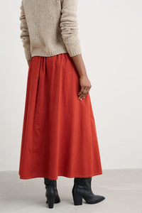 Seasalt Mevagissey Skirt in Dark Cinnamon