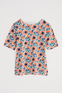 Seasalt Poisson T-Shirt Bold Sunflower Chalk