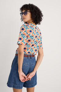 Seasalt Poisson T-Shirt Bold Sunflower Chalk