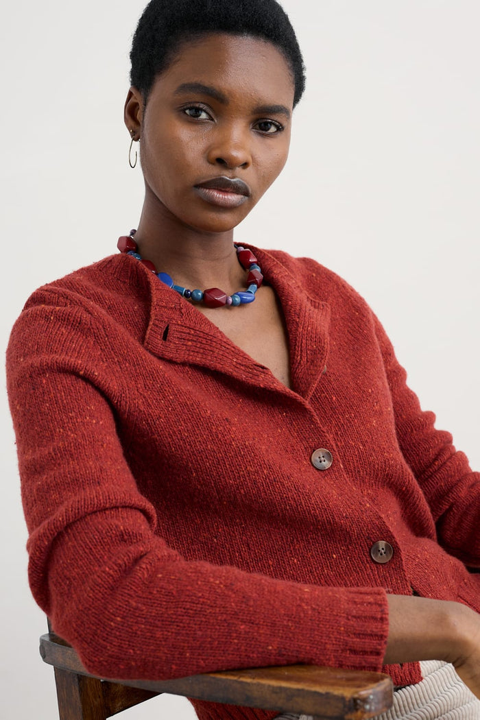 Seasalt Dawson Pick Cardigan in Red Sail