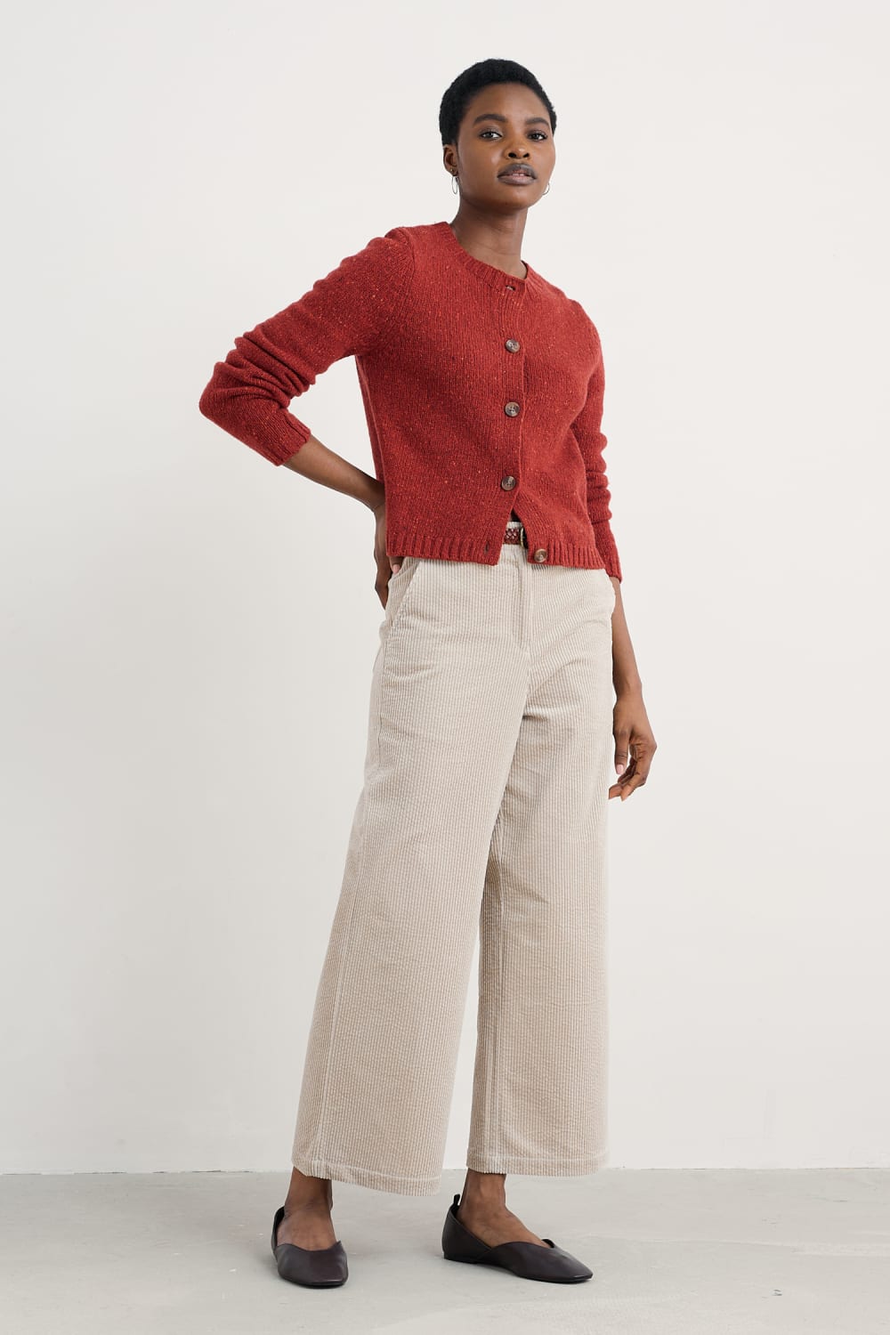 Seasalt Dawson Pick Cardigan in Red Sail