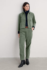 Seasalt Ocean Mist Cord Jacket in Dusky Green