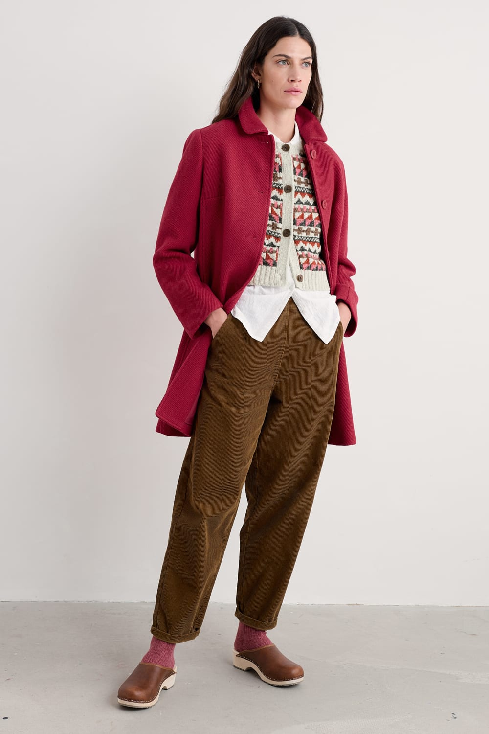 Seasalt Wood Cabin Coat in Maple