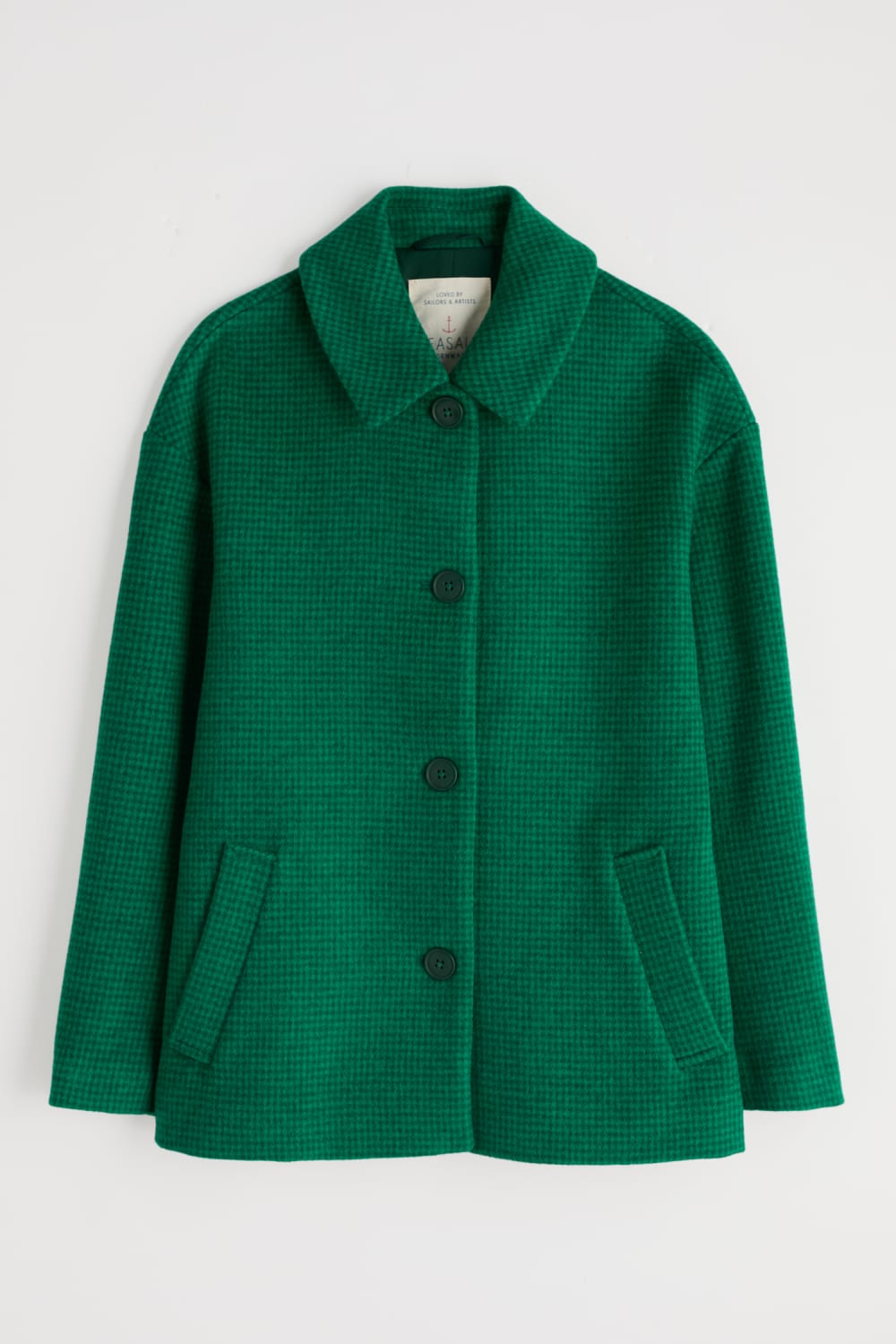 Seasalt Beamwind Winter Coat in Puppy Tooth Glade