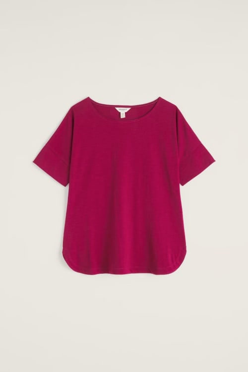 Seasalt Bryher View T-Shirt in Dark Freesia
