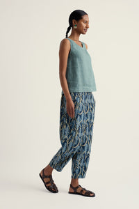 Noweth Trousers in Red Hot Poker Maritime