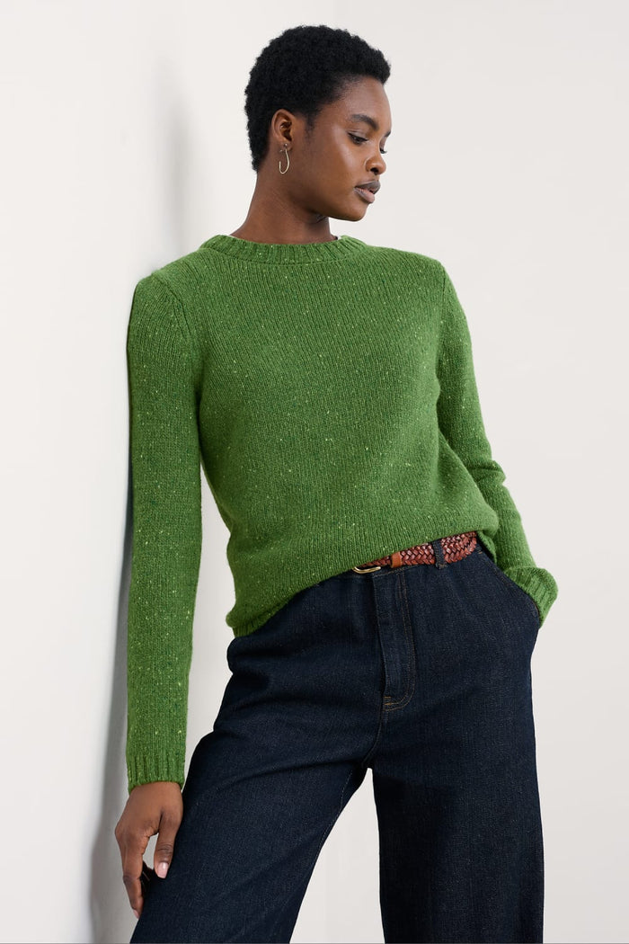 Seasalt Dawson Pick Jumper in Fern