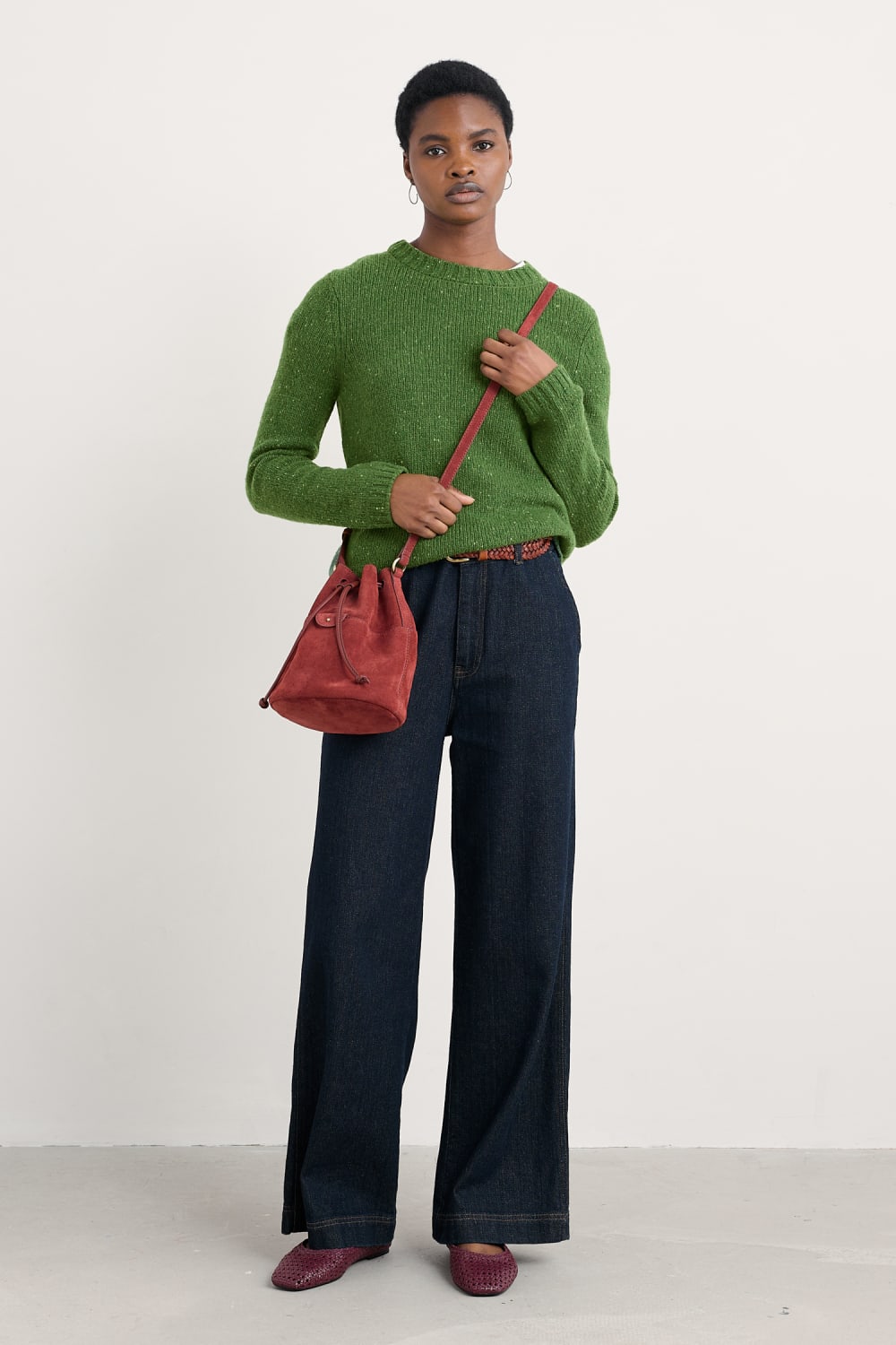 Seasalt Dawson Pick Jumper in Fern