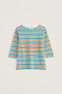 Seasalt Sailor Top in Tri Mini Cornish Deep Dive