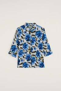 Seasalt Larissa Shirt in Spring Pansy Chalk