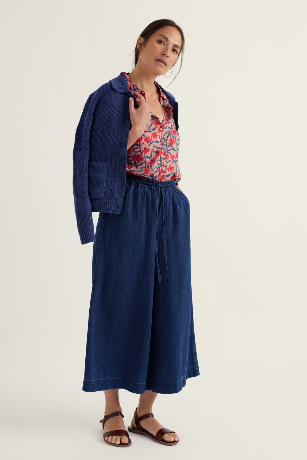 Seasalt Larissa Shirt in Echinacea Stems Rosehip