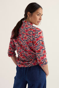 Seasalt Larissa Shirt in Echinacea Stems Rosehip