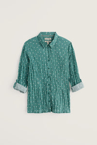 Seasalt Larissa Shirt in Little Sponge Spot Sardine