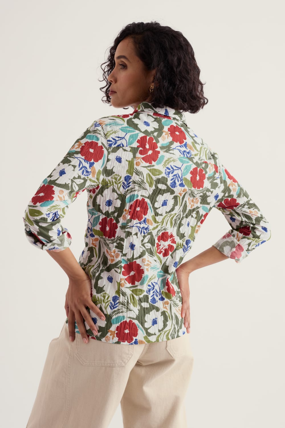 Seasalt Larissa Shirt in Summer Shadows Chalk