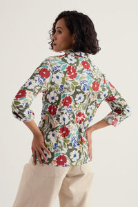Seasalt Larissa Shirt in Summer Shadows Chalk