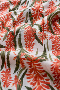 Rushmaker Short Sleeve Shirt in Red Hot Poker Chalk