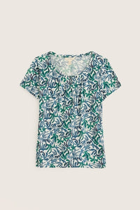 Appletree T-shirt in Inky Fronds Chalk