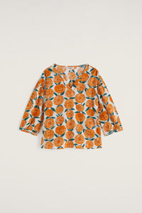 Streamlet Swing-Shape Top in Painted Marigold Chalk