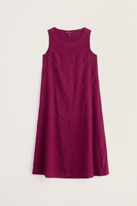 Cresting Waves Dress in Dark Freesia