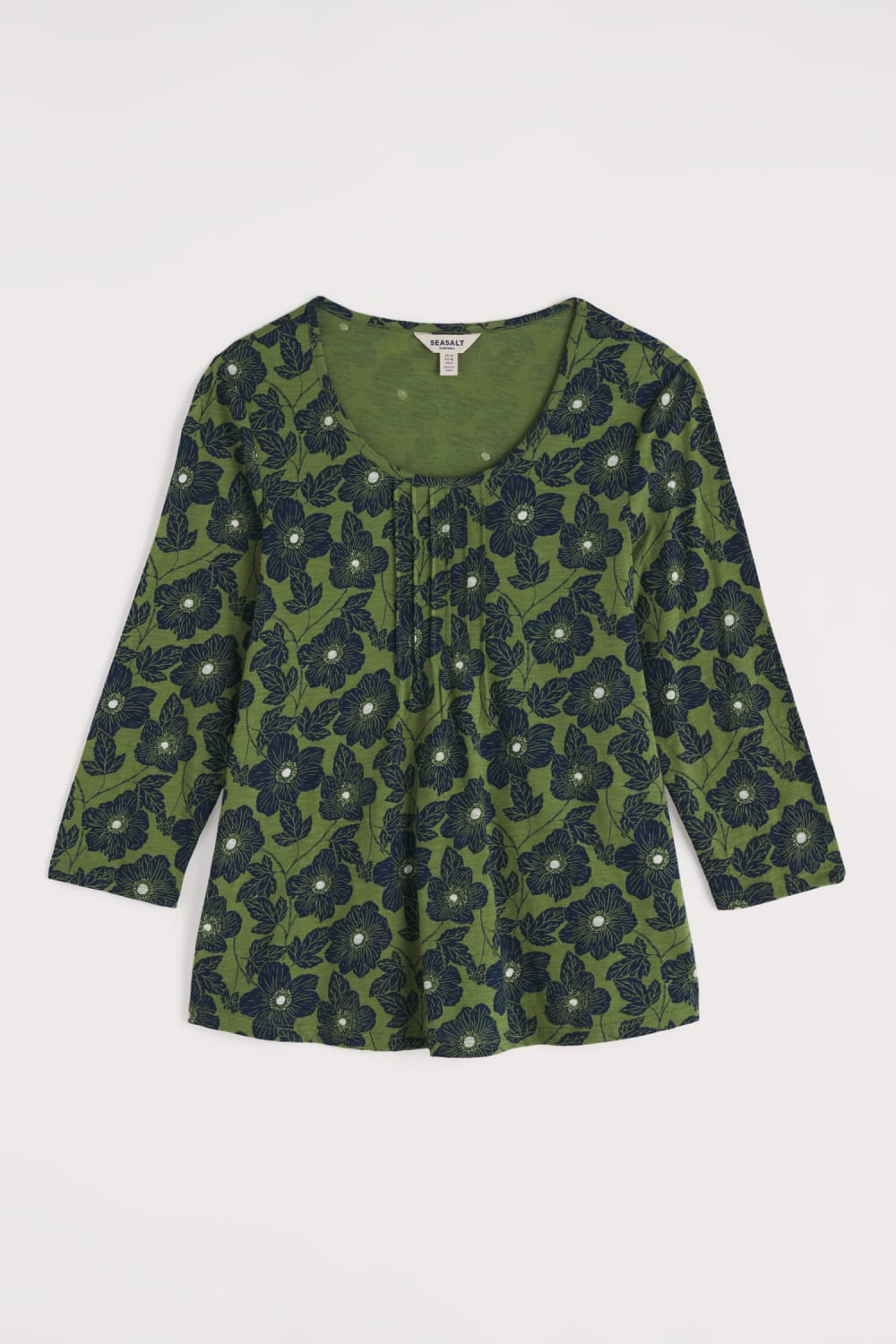 Seasalt Penhollow Top in Anemone Sketch Cedar Green