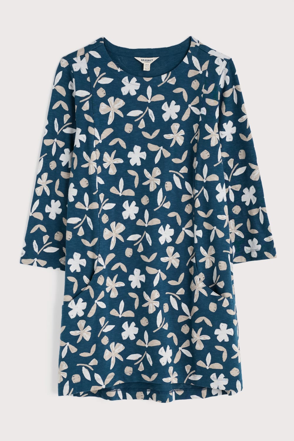 Shore Foraging Tunic in Organic Shapes Dark Lugger