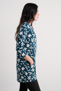 Shore Foraging Tunic in Organic Shapes Dark Lugger
