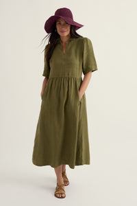 Fen Violet Dress in Creek