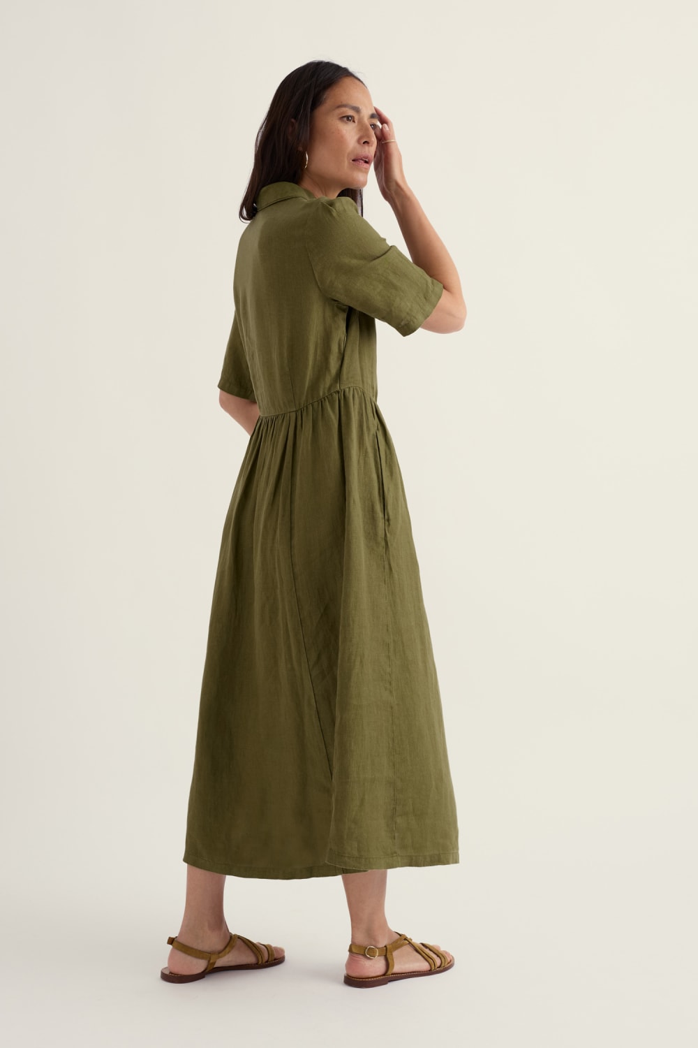 Fen Violet Dress in Creek