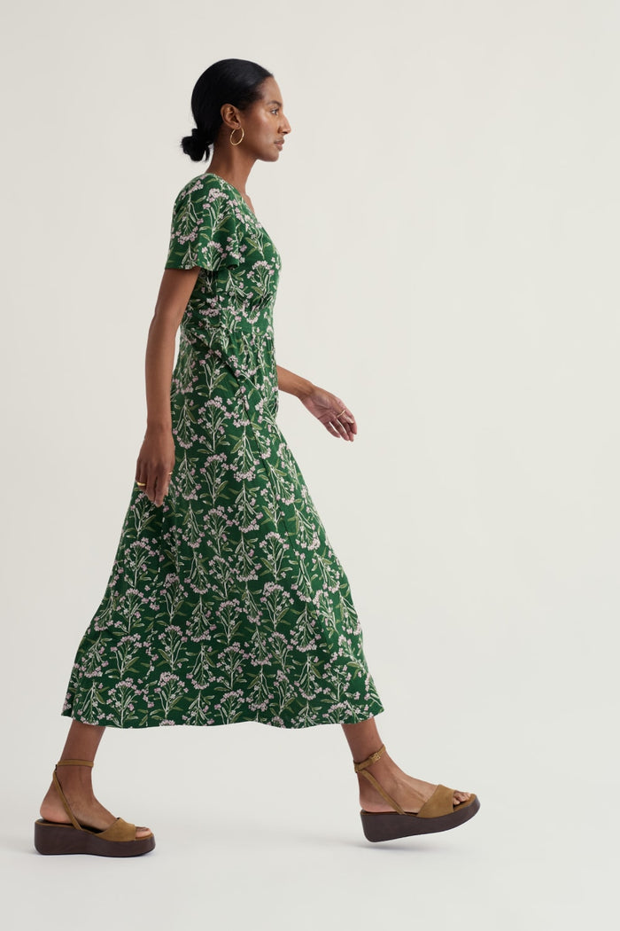 Seasalt Chateaux Dress in Yarrow Study Treetop