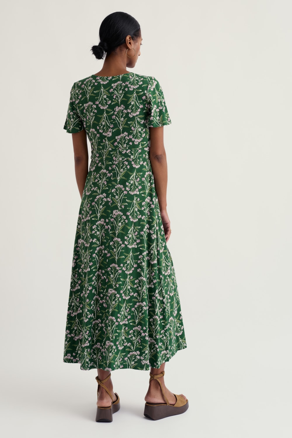 Seasalt Chateaux Dress in Yarrow Study Treetop