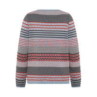 Mansted Bebe M/C Maze Crew Neck Jumper in Denim or Walnut