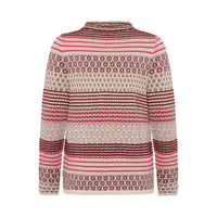 Mansted Beck M/C Maze Funnel Jumper in Navy or Oat