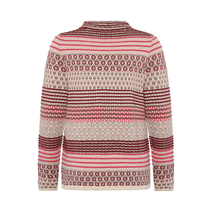 Mansted Beck M/C Maze Funnel Jumper in Navy or Oat