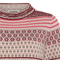 Mansted Beck M/C Maze Funnel Jumper in Navy or Oat