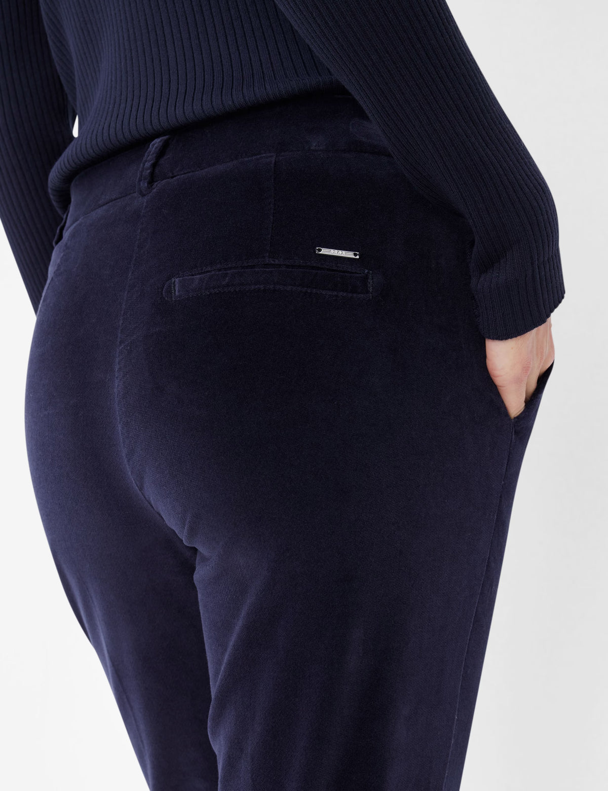 Brax Velvet Chinos - Dark Blue