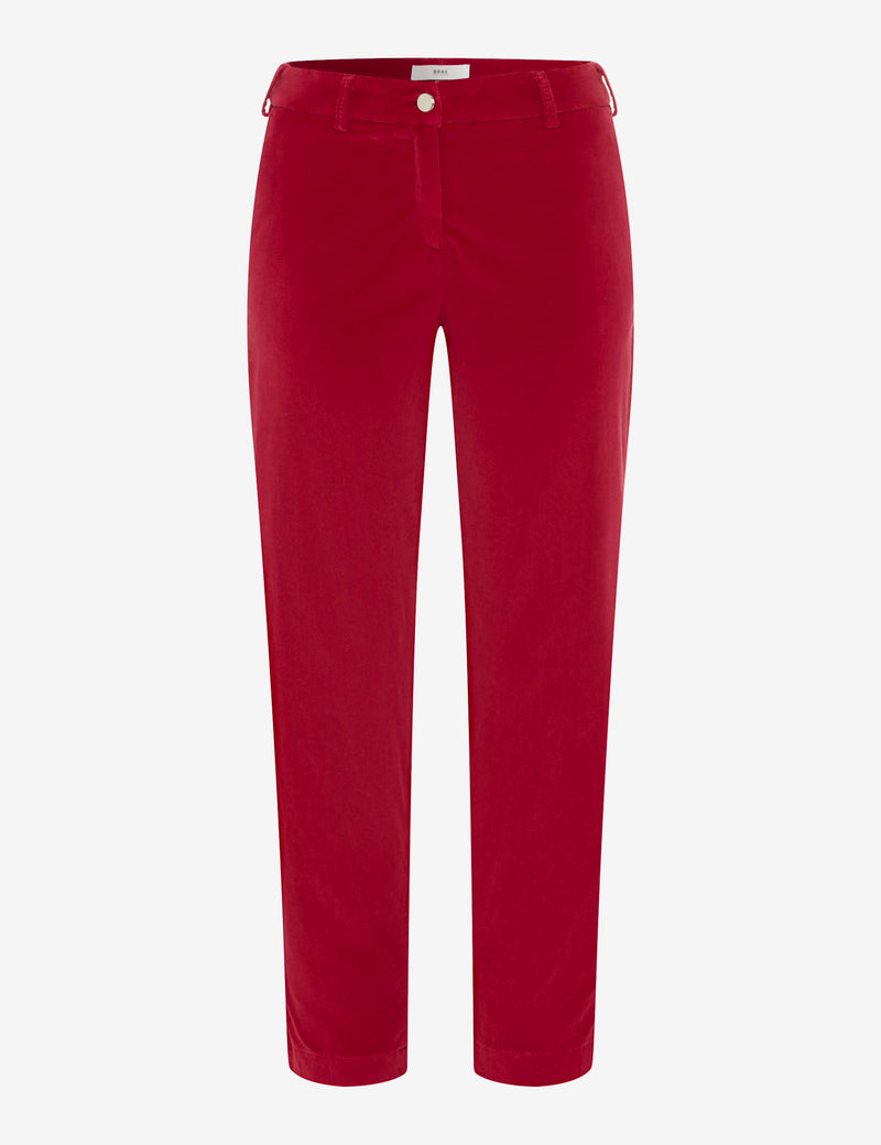 Brax Velvet Chinos - Rasberry