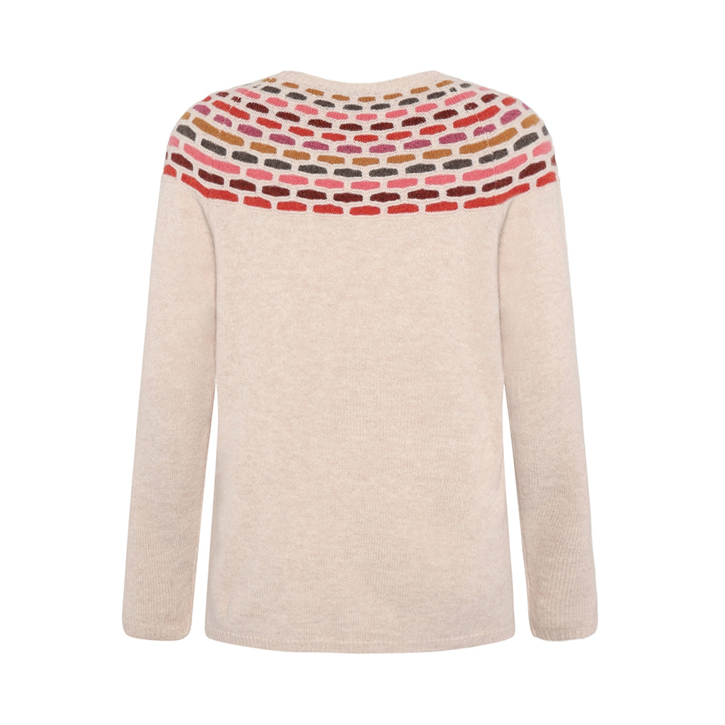 Mansted Brigitte Crew Jumper in Oat