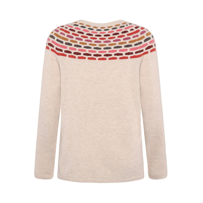 Mansted Brigitte Crew Jumper in Oat