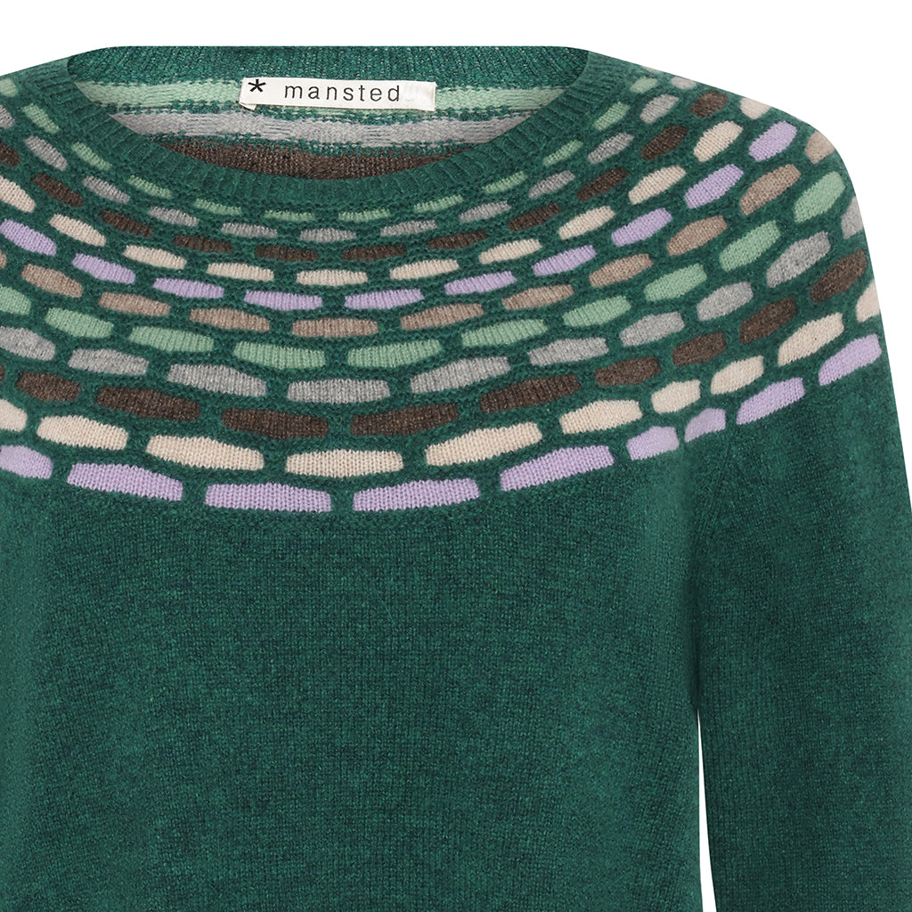 Mansted Brigitte Crew Jumper Emerald