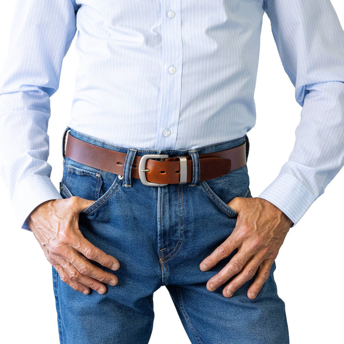 Buckle Belt Bronco - Cognac 5542