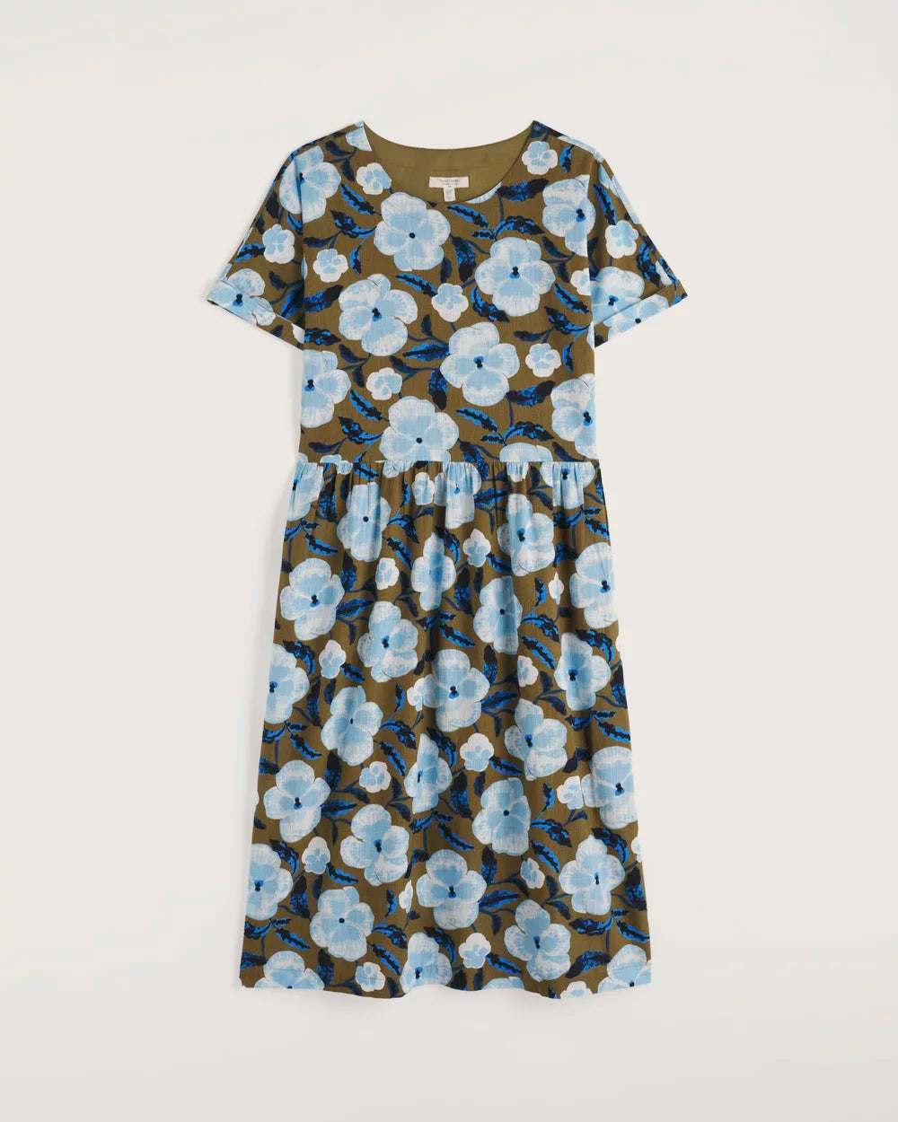 Seasalt Brouse Dress in Spring Pansy Seagrass