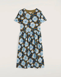 Seasalt Brouse Dress in Spring Pansy Seagrass