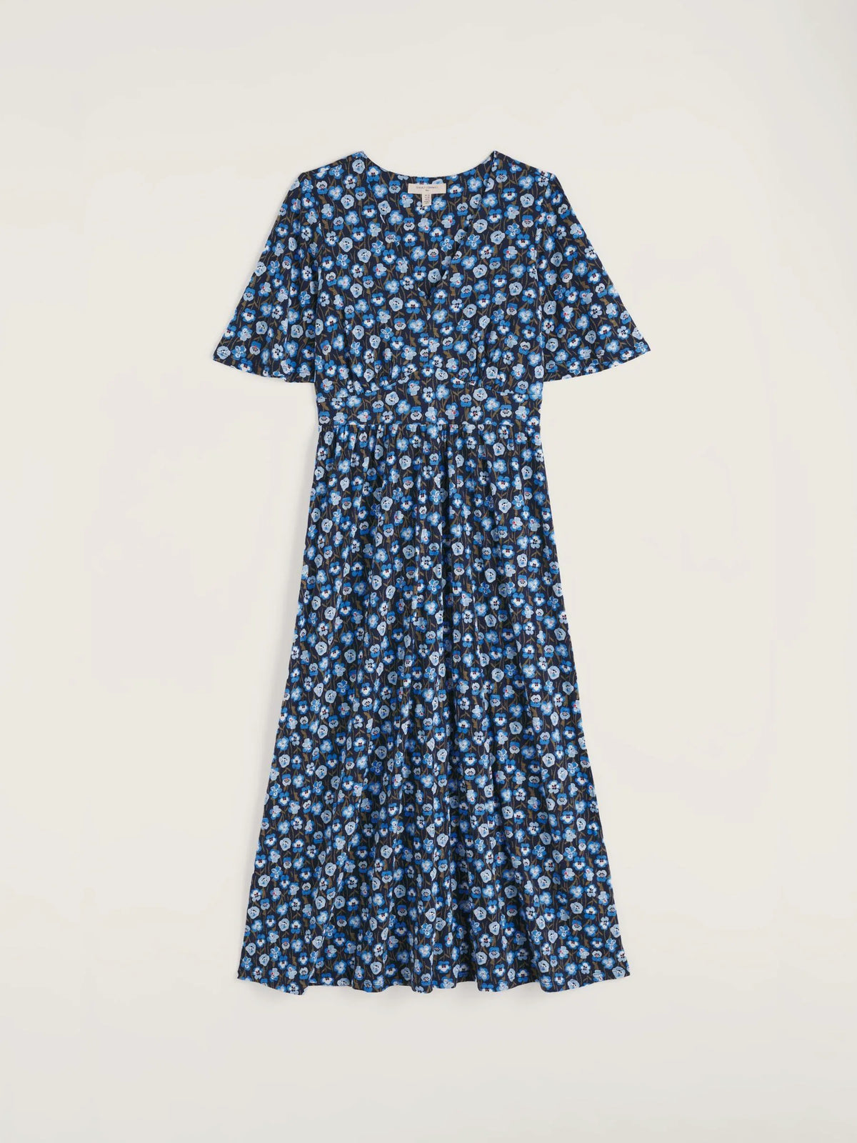 Seasalt Chateaux Dress in Pressed Pansies Sail