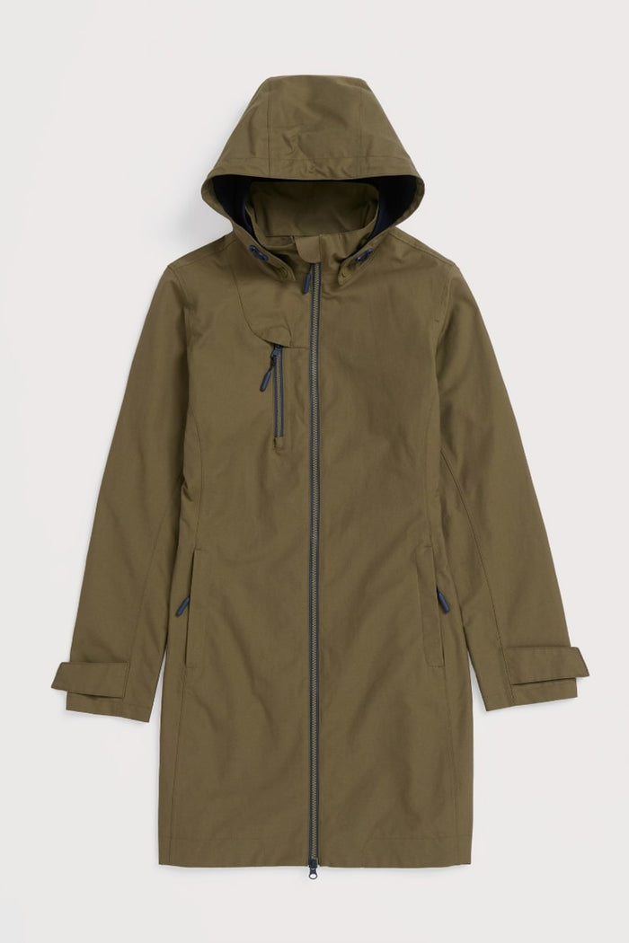 Seasalt Coverack Coat in Laurel