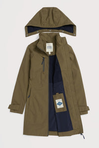 Seasalt Coverack Coat in Laurel